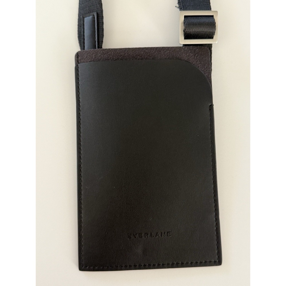 EVERLANE The Cactus Black Leather Mini Sling Bag Italy Minimalist‎ Luxury Chic